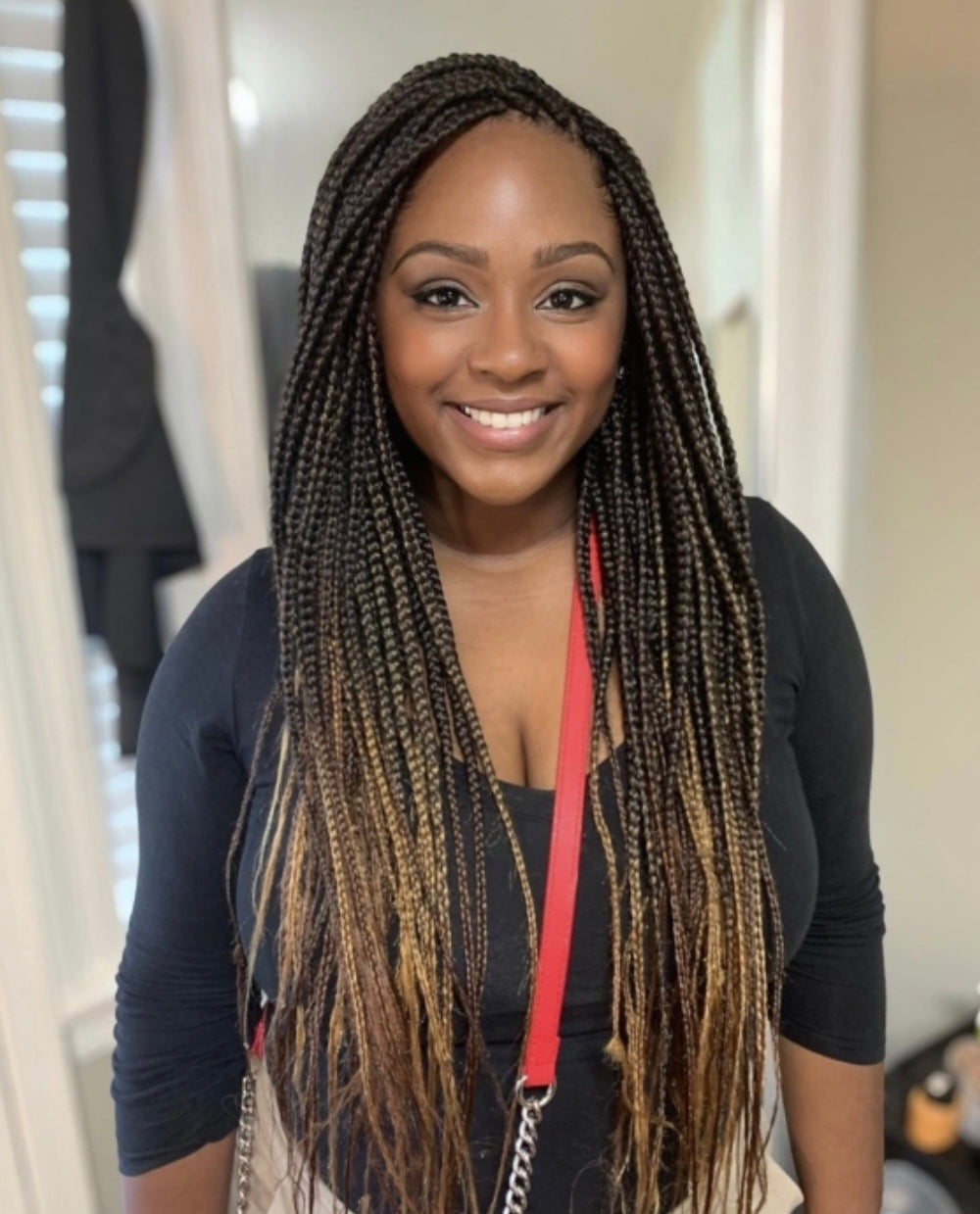 Medium Box Braids