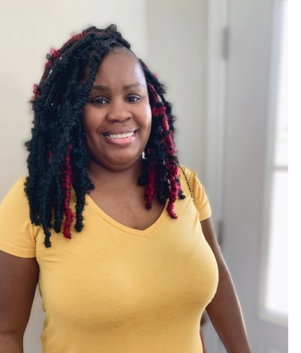 Butterfly Locs shoulder length